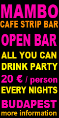 open bar budapest, all you can drink, night club budapest